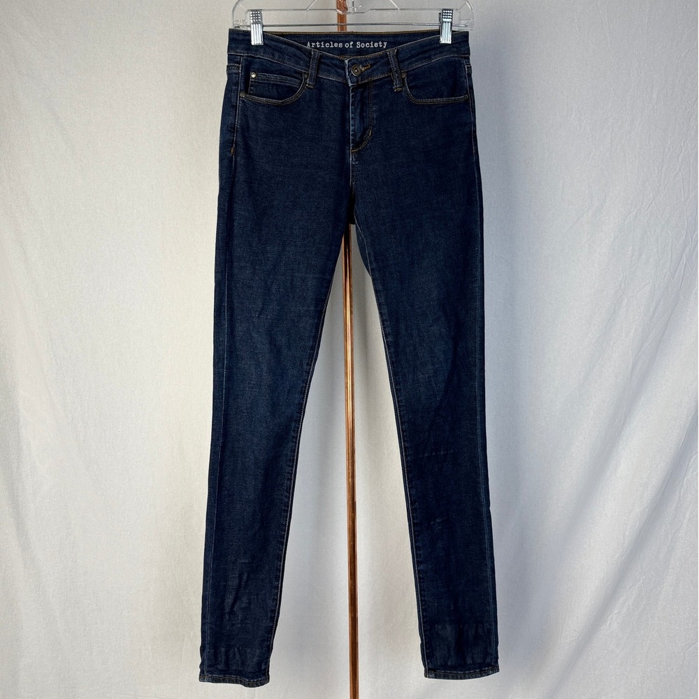 Articles of Society Dark Wash Denim Skinny Jeans‎ Women's